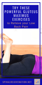 If you're searching for a way to relieve back pain, check out these seven gluteus maximus exercises. Bonus: You can also relieve hip pain! #gluteusmaximusexercises #gluteusmaximusexercisesforwomen #backpainreliefexercises #painingluteusmaximus
